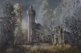 Caister Castle by Colin W. Burns, oil on board, offered Jul 2023