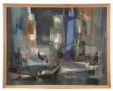 Street scene in Spain, giclee on board by Marcel Mouly, giclee on board, offered Jul 2023