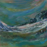 New Wave by Darren Paul Clarke, Oil on canvas, sold Jul 2023