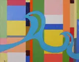 Wave by Terry Wallwork, Oil on Canvas, sold Jul 2023
