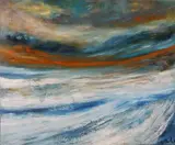 Sea Swept by Darren Paul Clarke, Oil on canvas, sold Jul 2023