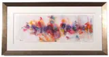 Wild Mustangs by Birim Aksuyek, 2011, watercolour on paper, sold Jul 2023