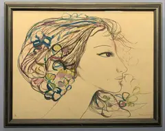 Serigraph on paper by Servando Cabrera Moreno, serigraph on paper, sold Jul 2023