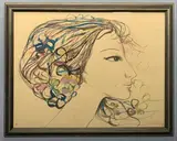 Serigraph on paper by Servando Cabrera Moreno, serigraph on paper, sold Jul 2023