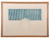 Butterfly VII by Richard Smith, etching, sold Jul 2023