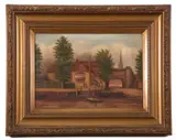 Pull's Ferry, Norwich by William E. Plumstead, oil on canvas, sold Jun 2023