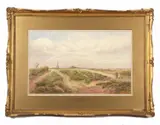 Mousehold Heath, Norwich by Samuel Standige Boden, 1875, watercolour, sold Jun 2023