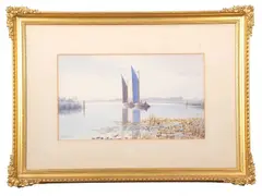 Untitled by Stephen John Batchelder, watercolour, sold Jun 2023