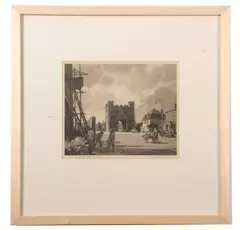 The South Gate, King's Lynn by Leonard Russell Squirrell, 1948, print, sold Jun 2023