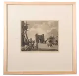 The South Gate, King's Lynn by Leonard Russell Squirrell, 1948, print, sold Jun 2023