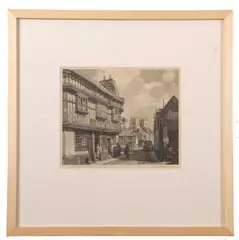 The Greenland Fishery Inn, King's Lynn by Leonard Russell Squirrell, print, sold Jun 2023