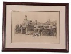 Norwich by Robert Farren, 1882, etching, offered Jun 2023