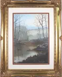 Frosty Dawn by Alan Kingwell, Oil on board, offered Jun 2023