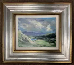 Windswept by Paul Rowland, 2018, acrylic on board, offered Jun 2023