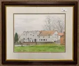 Burgh Mill, Nr Aylsham by John A.Watson, 1998, watercolour, offered Jun 2023