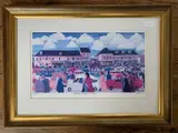 Christmas Shopping, Holt by Brian Lewis, 2002, giclee, sold Jun 2023