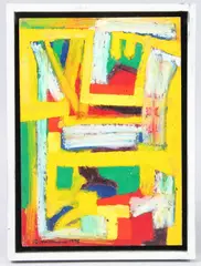 Tropicana' oil on board by Gabriel Weissmann, 1998, oil on board, sold Jun 2025