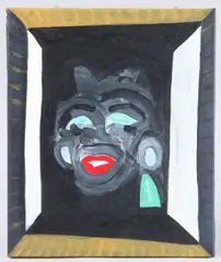 Marilyn July 29 1987' oil on canvas by Mark Lancaster, oil on canvas, sold Jun 2025