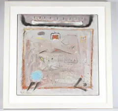 La Hisnachis' oil on canvas by Martin Bradley, 1960, oil on canvas, offered Jun 2025
