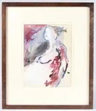 Nude study watercolour by Clifford Fishwick, watercolour, sold Jun 2025