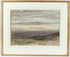 A Derbyshire Landscape by Herbert Finn, 1923, watercolour, offered Jun 2025