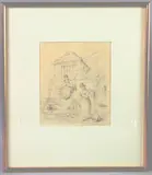 Untitled by Paul Sandby Munn, pencil and watercolour, offered Jun 2025