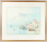 Pella, Lake Orta by Henry Bowser Wimbush, watercolour, sold Jun 2025