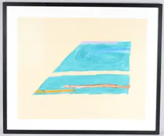 Deep Space by Trevor Bell, pastel on paper, offered Jun 2025