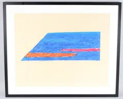 Gulf by Trevor Bell, pastel on paper, sold Jun 2025