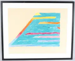 Multi-Spacer, pastel on paper, signed in pencil, dated '78 54cm x 69cm by Trevor Bell, pastel on paper, offered Jun 2025