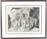 Untitled by Frances Burges, etching, offered Jun 2025