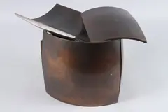Untitled abstract sculpture by Bryan Kneale, bronze, sold Jun 2025