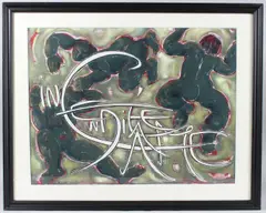 Untitled by Jacqueline Jacueir, mixed media on paper, offered May 2025