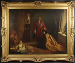 An Incident in the Life of Lady Mary Wortley Montague by William Powell Frith, 1872, oil on canvas, sold May 2025