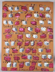 Golden Buffalo' oil on canvas, inscribed and signed verso, 2010 unframed, 102cm x 76cm by Stephen Farthing, oil on canvas, offered May 2025