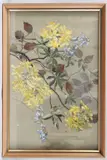 Honeysuckle and bluebells by Mabel Bruce Low, gouache, sold May 2025