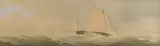 Sail and steam boats at sea, pair of watercolours, 18.5cm x 62cm by Charles Taylor, watercolor, offered May 2025