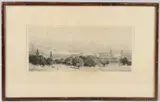 The Thames from Greenwich Park' drypoint by William Lionel Wyllie, pencil, sold May 2025