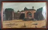 Figures by a Fort by Tunagariya Gajanand Singh, Mixed Media, offered Apr 2025