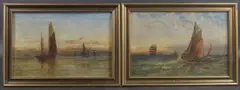 Oils by George Gregory, 1903, oil, offered Apr 2025