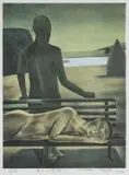 Untitled by Wei Jia, 2000, lithograph, sold Oct 2023