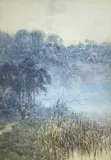 Untitled by Parker Hagarty, watercolour, offered Oct 2023