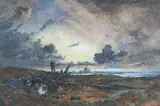 Untitled by Sidney Goodwin Aka William Young, watercolour, sold Oct 2023