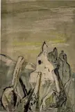 Untitled by Gwilym Prichard, 1965, watercolour, sold Oct 2023