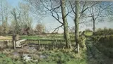 Untitled by Tony Wooding, 1994, oil on canvas, sold Oct 2023