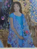 Limited edition by Quan Sun, lithograph, sold Oct 2023