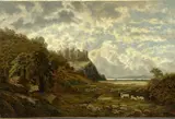 Untitled by Bernard Benedict Hemy, oil on canvas, sold Aug 2023