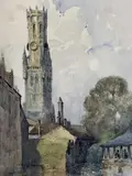Untitled by George Henry Downing, watercolour, offered Aug 2023