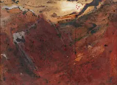 The Earth Beneath Us by Paul Davies, mixed media, sold Jul 2023