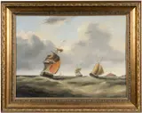 Untitled by Henry Birchall, oil on canvas, sold Jul 2023